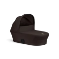 Cybex Melio gondola do wózka Chocolate Brown brązowa gondola niemowlęca z dużą budką przeciwsłoneczną