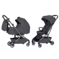 Spacerowe siedzisko wózka Carrello Magia CRL-6555 elm grey, nowoczesny lekki wózek dziecięcy 2w1 z amortyzacją i dużą budką