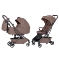 Lekka spacerówka Carrello Magia CRL-6555 glace pink, część zestawu wózka dziecięcego 2w1 z regulowanym oparciem