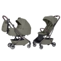 Spacerówka Carrello Magia CRL-6555 malted green, nowoczesny wózek dziecięcy 2w1 z dużą budką i zwrotnymi kołami