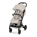 CYBEX Beezy jasnoszary dune grey wózek spacerowy oferuje wygodę, przestronny kosz oraz płynną jazdę dzięki amortyzowanym kołom.