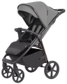 Wózek spacerowy Carrello Bravo Plus CRL-5515 w kolorze szarym forest grey z dużą budką przeciwsłoneczną i amortyzowanymi kołami