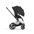Cybex Priam Style wózek spacerowy z dużą rozkładaną budką przeciwsłoneczną UPF50+ ochrona dziecka przed słońcem