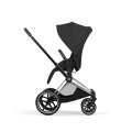 Cybex Priam Style siedzisko tyłem do kierunku jazdy wózek dziecięcy bliskość z rodzicem i bezpieczeństwo dziecka