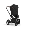 Cybex Priam Style wózek spacerowy widok z tyłu regulowane siedzisko duży kosz zakupowy nowoczesna konstrukcja
