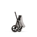 Cybex Priam Style city grey wózek spacerowy po złożeniu kompaktowy system składania jedną ręką łatwy transport i przechowywanie