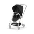 Czarna tapicerka siedziska Sepia black Cybex Mios z minimalistycznym designem