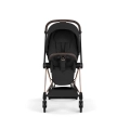 Przedni widok wózka spacerowego Cybex Mios Style z ergonomicznym siedziskiem i budką przeciwsłoneczną.webp
