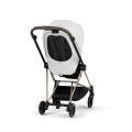 Oddychające siateczkowe oparcie wózka Cybex Mios Style off white zapewniające wentylację w ciepłe dni