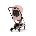 Oddychające siateczkowe oparcie wózka Cybex Mios Style Peach Pink zapewniające wentylację w ciepłe dni