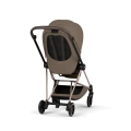 Oddychające siateczkowe oparcie wózka Cybex Mios Style coconut brown  zapewniające wentylację w ciepłe dni