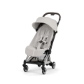 Cybex Coya wózek spacerowy city grey z ramą chrome brown, ultrakompaktowy wózek dziecięcy do podróży