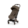 Cybex Coya wózek spacerowy coconut brown z ramą rosegold, elegancki i ultrakompaktowy wózek dziecięcy