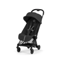 Cybex Coya Comfort wózek spacerowy w kolorze czarnym Sepia Black z czarną ramą