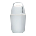 Jasnoszary grey kosz na pieluchy AirWell z ergonomicznym uchwytem