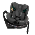Sorino Aurora grey szary fotelik samochodowy i-Size 40-150 cm z systemem ISOFIX i oddychającą tapicerką Mesh 3D
