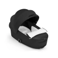Cybex Mios Style przytulna gondola Sepia Black z miękkim materacem zapewniającym komfort snu noworodka