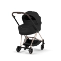 Cybex Mios Style wózek głęboki 2w1 Sepia Black ze składaną gondolą na eleganckiej ramie do miasta