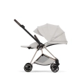 Cybex Mios Style wózek spacerowy city grey z oparciem rozłożonym do ergonomicznej pozycji leżącej dla maksymalnego komfortu dziecka