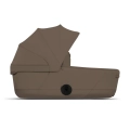 Cybex Mios Style gondola coconut brown widok boczny składana gondola do wózka dziecięcego premium