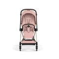 Cybex Mios Style wózek spacerowy peach pink z ergonomicznym siedziskiem i dużą budką przeciwsłoneczną dla dziecka