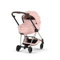 Cybex Mios Style wózek głęboki 2w1 peach pink ze składaną gondolą na eleganckiej ramie do miasta