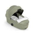 Cybex Mios Style przytulna gondola sage green z miękkim materacem zapewniającym komfort snu noworodka