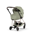 Cybex Mios Style wózek głęboki 2w1 Sage green ze składaną gondolą na eleganckiej ramie do miasta