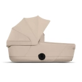 Cybex Mios Style gondola cozy beige widok boczny składana gondola do wózka dziecięcego premium