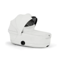 Cybex Priam gondola Lux off white z zamkniętą budką i pokrowcem, ochrona dziecka przed wiatrem i chłodem