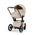 Cybex Priam wózek dziecięcy z gondolą Lux cozy beige rosegold, elegancki design i komfort dla noworodka