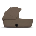Cybex Priam gondola Lux coconut brown widok z boku, przestronna i wygodna gondola dla niemowlaka