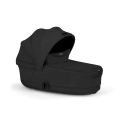 Cybex Priam gondola Lux sepia black z zamkniętą budką i pokrowcem, ochrona dziecka przed wiatrem i chłodem