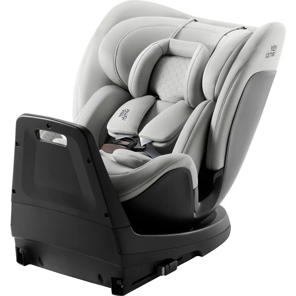 Fotelik samochodowy Britax Romer Swivel-Grow Max Air lux linen grey 40-125 cm ISOFIX dla niemowląt i dzieci