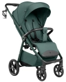 Carrello Bravo Lite Deluxe wózek spacerowy zielony (County Green) – lekki wózek dziecięcy z dużą budką, pasami bezpieczeństwa i amortyzowanymi kołami