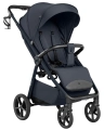 Carrello Bravo Lite Deluxe wózek spacerowy granatowy (Midnight Blue) – komfortowy wózek dziecięcy z amortyzacją, dużą budką i pięciopunktowymi pasami