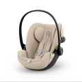 Cybex Cloud G3 Plus Almond Beige fotelik samochodowy z przewiewną tapicerką