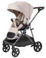 Jasnobeżowy wózek spacerowy Carrello Costa Vanilla Beige z dużą budką przeciwsłoneczną