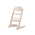 Cybex Iris krzesełko do karmienia w kolorze naturalnego drewna bukowego all natural light z ergonomiczną regulacją wysokości i podnóżka dla dzieci.