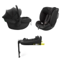 Kinderkraft ENDURA SAFE Modular System 3w1 black to kompleksowy zestaw obejmujący nosidełko I-LITE, fotelik samochodowy I-FIX ENDURA SAFE oraz obrotową bazę ISOFIX ENDURA SAFE FX.
