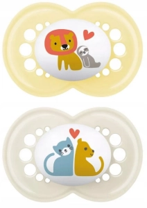 MAM baby Smoczek uspokajający ortodontyczny silikon 16 m+ Original Better Together unisex 2 szt