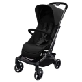 Lekki wózek spacerowy Maxi-Cosi Oxford Cabin w kolorze Black Onyx z kompaktową konstrukcją, idealny do podróży samolotem i codziennych spacerów.