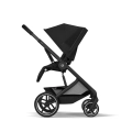 Cybex Balios S Lux umożliwia montaż siedziska przodem do rodzica, zapewniając bliski kontakt z dzieckiem i większe poczucie bezpieczeństwa.