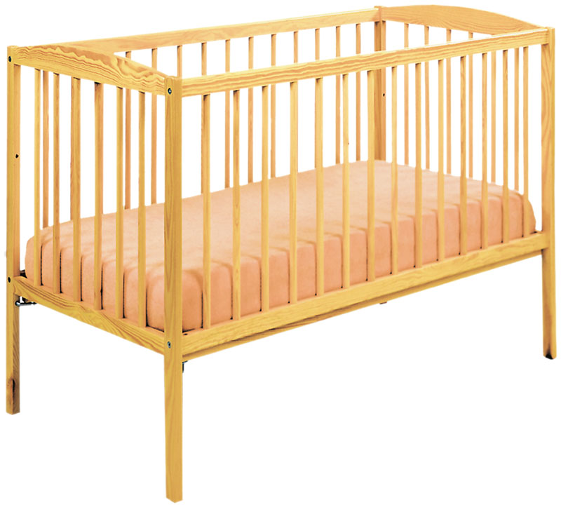 Łóżeczko drewniane Drewex Kuba 120x60cm sosna