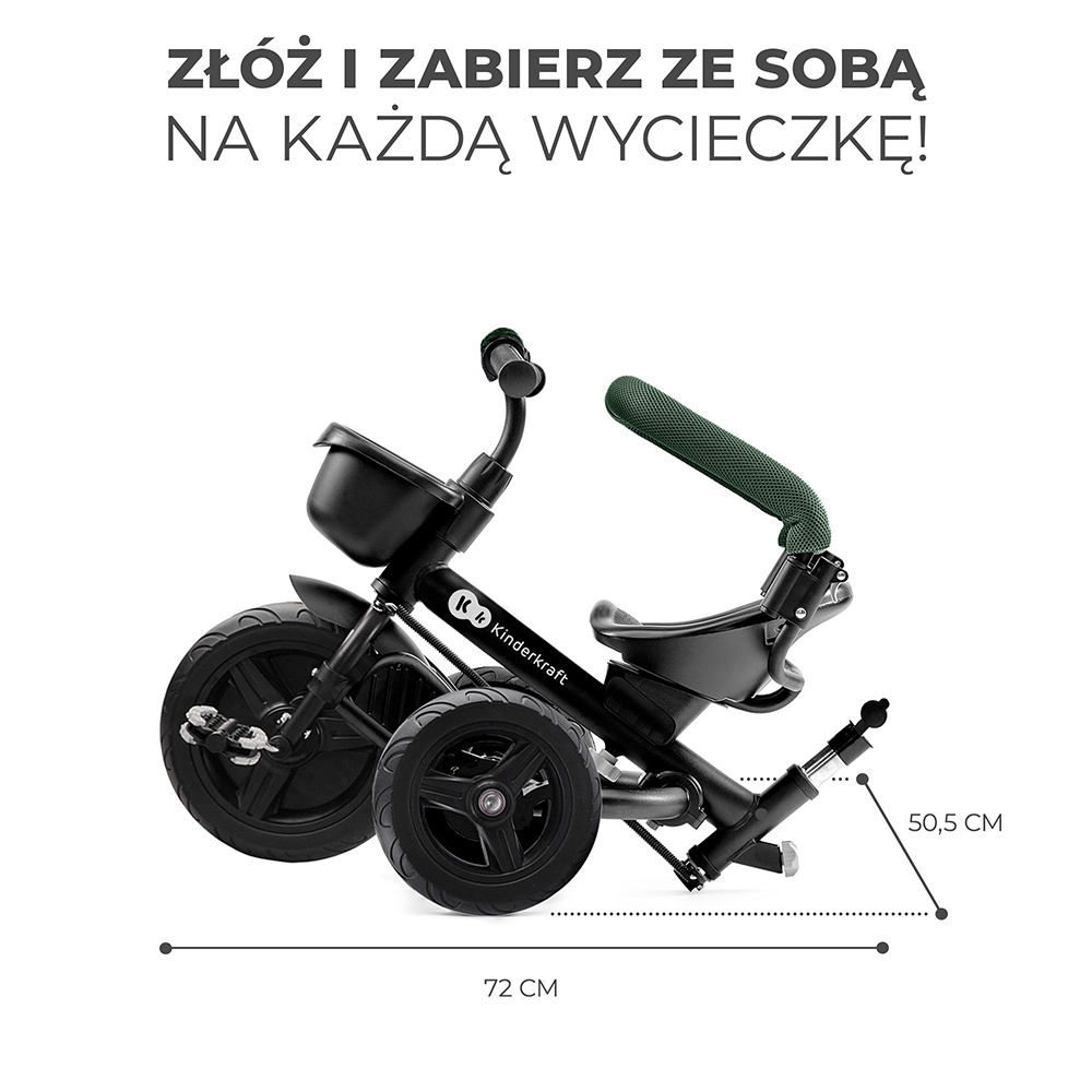 kompaktowy rozmiar rowerka kinderkraft aveo