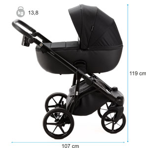 wymiary wózka głębokiego nola standard adamex