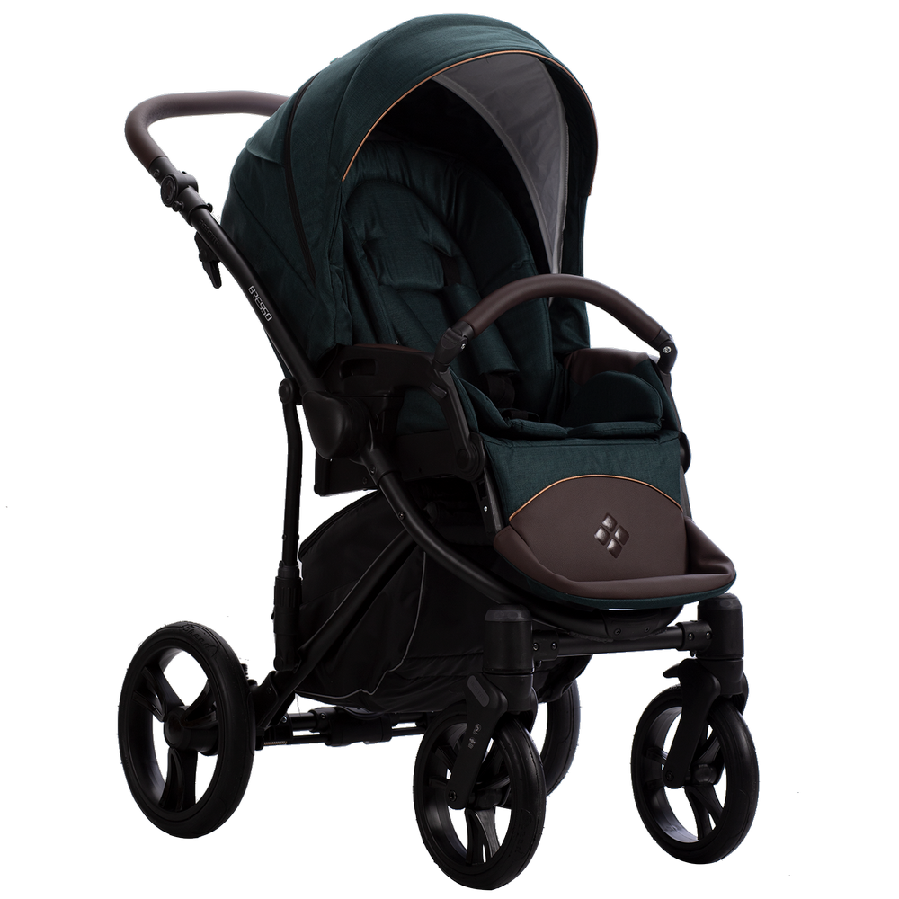 bebetto bresso onyx butelkowa zieleń wózek spacerowy