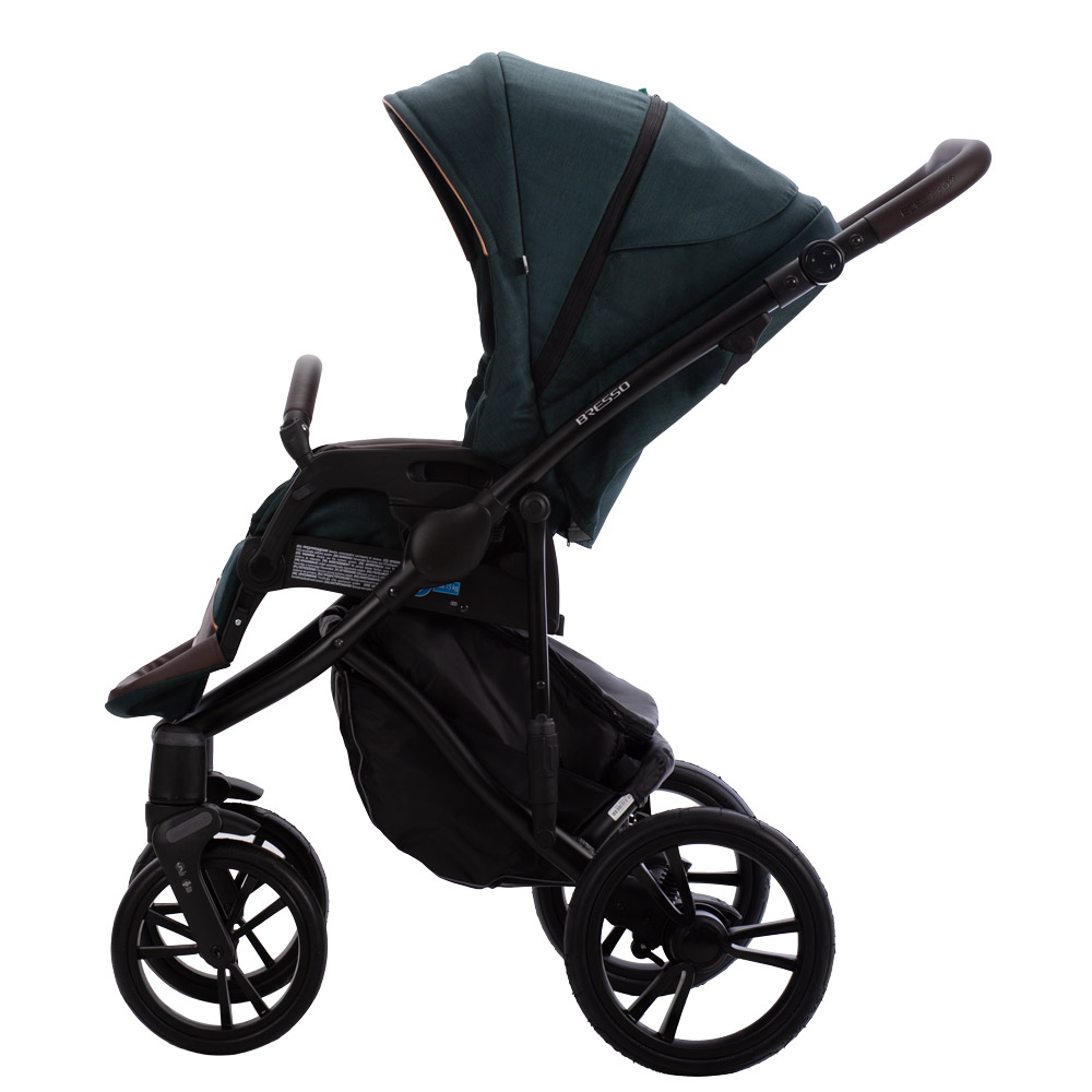 bebetto bresso onyx regulowany podnóżek spacerówki