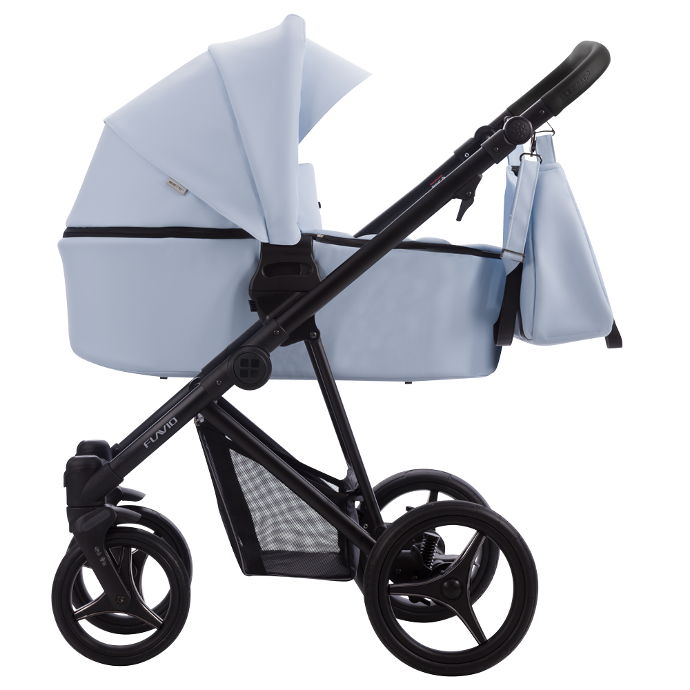 Bebetto flavio pro niebieska gondola na czarnej ramie