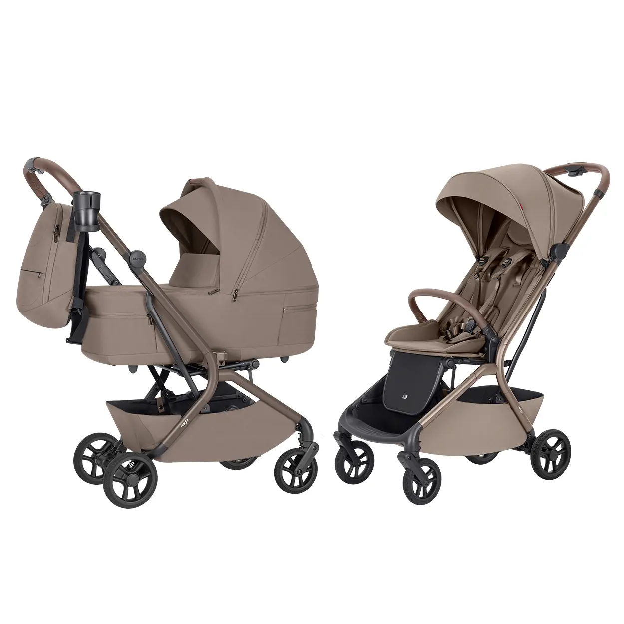 Carrello Magia 2.0 beżowy wózek dzieciecy